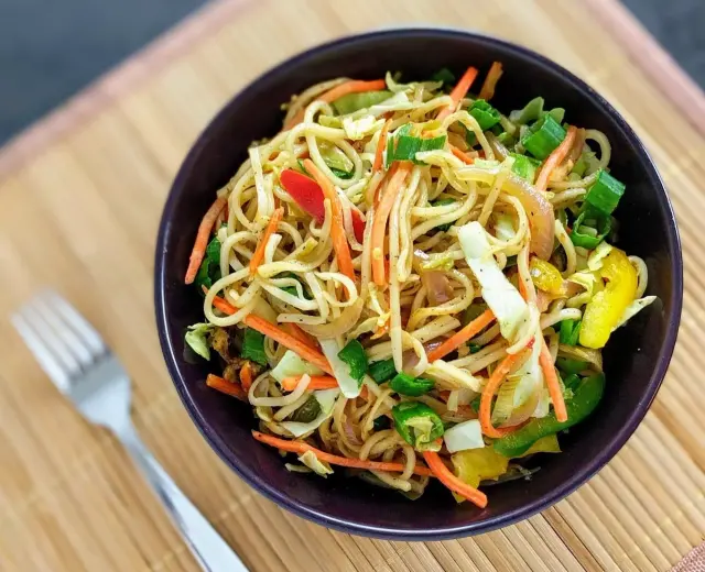 Veg Noodles at Mehfil, Burlington MA