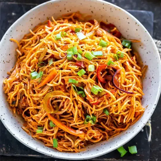 Schezuan Noodles at Mehfil, Burlington MA