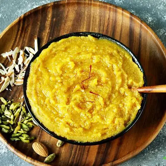 Badam halwa at Mehfil, Burlington MA