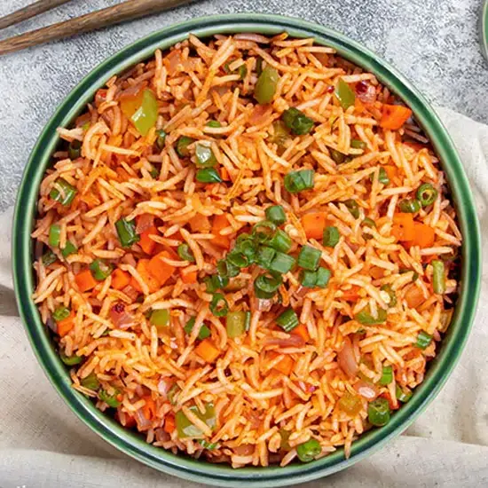 Chilli Garlic rice at Mehfil, Burlington MA