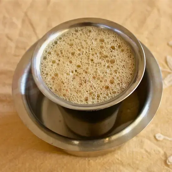Madras coffee (per cup) at Mehfil, Burlington MA