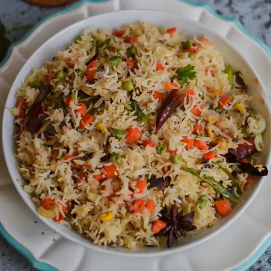 Vegetable Pulao at Mehfil, Burlington MA