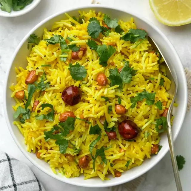 Lemon Rice at Mehfil, Burlington MA