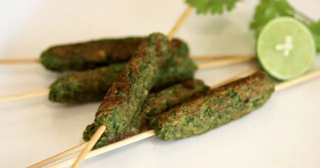 Hariyali Kabab (per pc) at Mehfil, Burlington MA