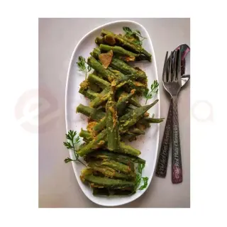 Tava Bhindi Fry Tava Bhindi Fry
