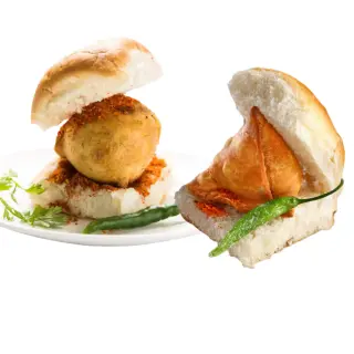 Vada Pav & Samosa Pav {1pc each Combo} Vada Pav & Samosa Pav {1pc each Combo}